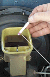 Strip-dip for Brake Fluid