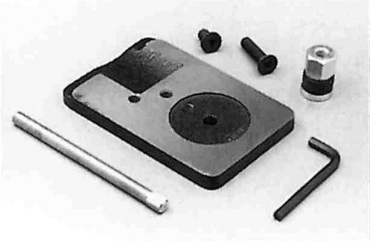 thumbnail interactive-video image 1 of 5.5 Inch Rotor Capacity Increase Kit Twin Cutter Brake Lathe Cross Feed Extension Plate Kit For Ammco 4000 & 4100 - Increases Rotor Capacity By 5.5", Made In USA Brake Lathe Accessory For Large Rotors 1 of 10
